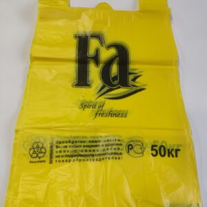 Пакет маечка 9гр "FA" 30х55  (50 Штук)