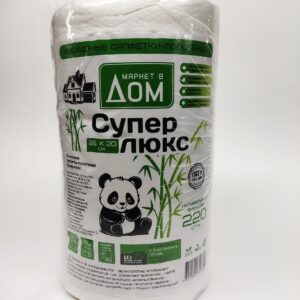 Полотенце вискозное "Маркет в дом" 26х20см (220 Листов)