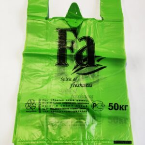 Пакет маечка 8гр 30х55 "FA"  (50 Штук)