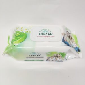 Салфетки влажные с клапаном "DEW" (120 Штук) (Алоэ вера)