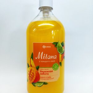 Крем-мыло "Milana" 1000мл (Манго и лайм)