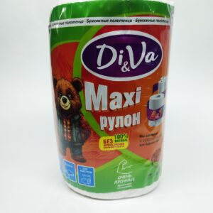 Бумажные полотенце "Diva" maxi 2 слоя 4в1