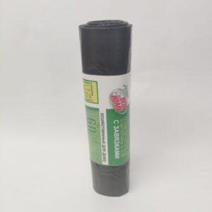 Мешки для мусора с завязками "Almax" 60л/10штук (ПВД)